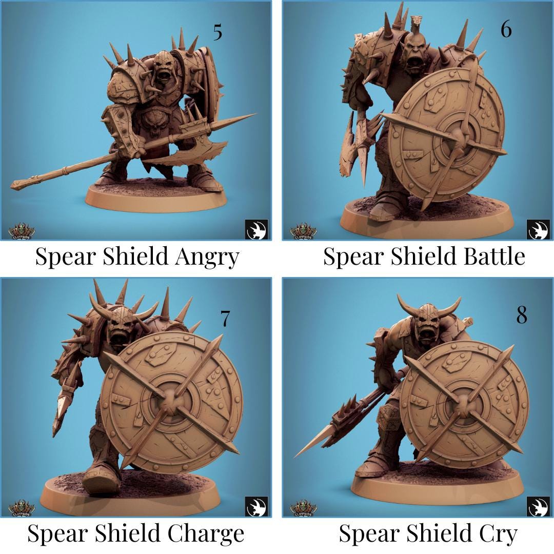 Pack Infantry Orcs | 21 Styles | Rescale | Cliffside Orcs