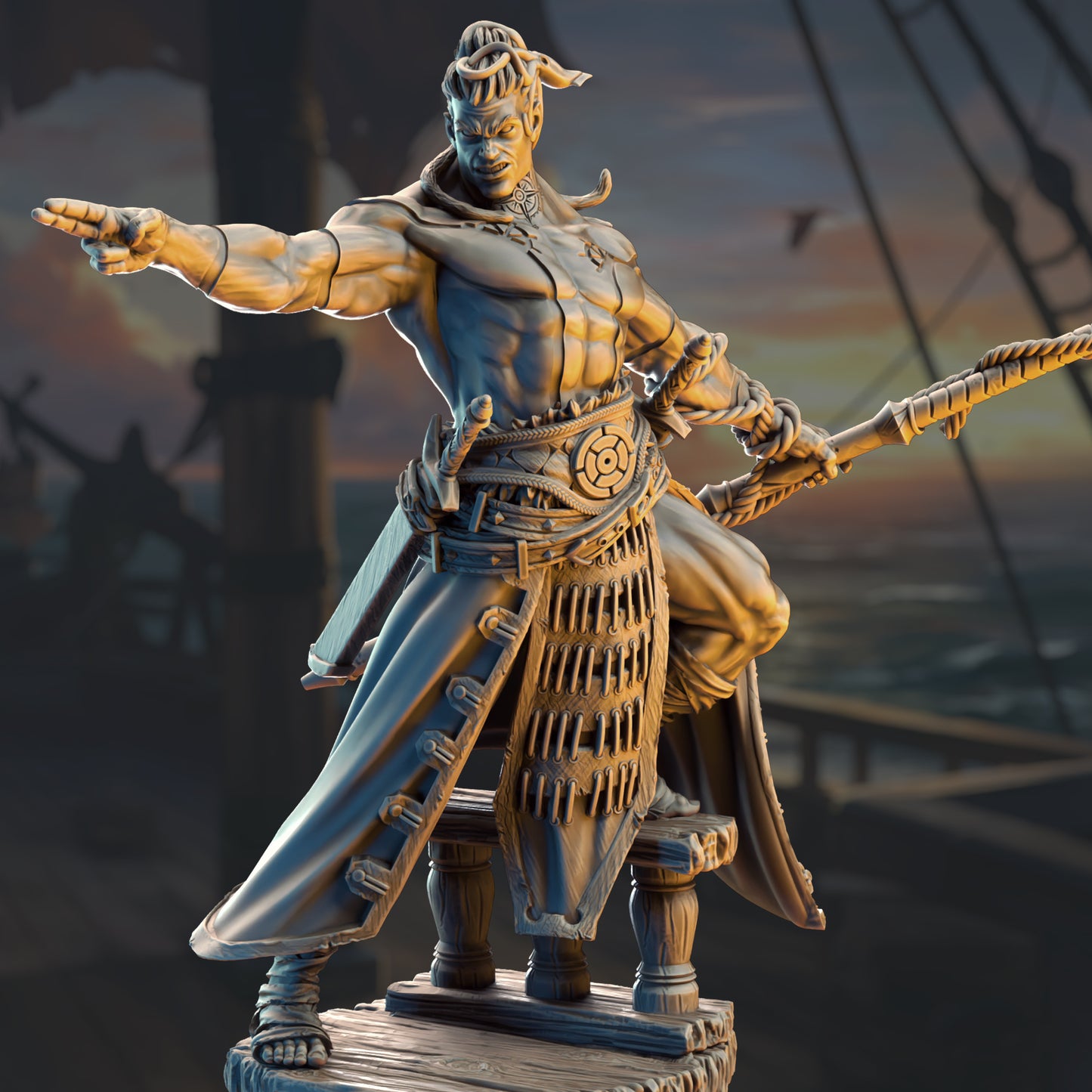 Arakun of the Wastes - Colossal First Mate | DM Stash | Blood on the Sails