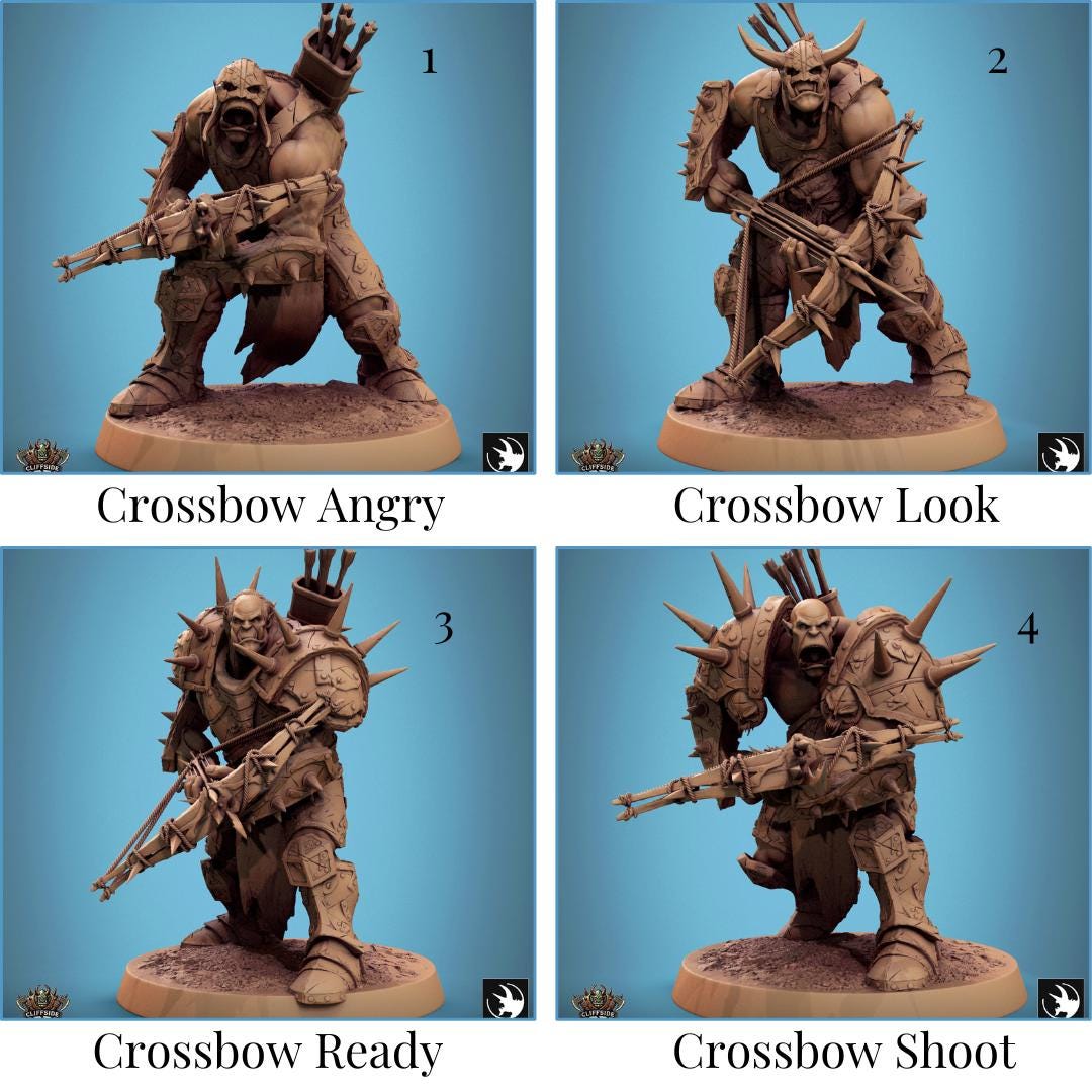 Pack Infantry Orcs | 21 Styles | Rescale | Cliffside Orcs