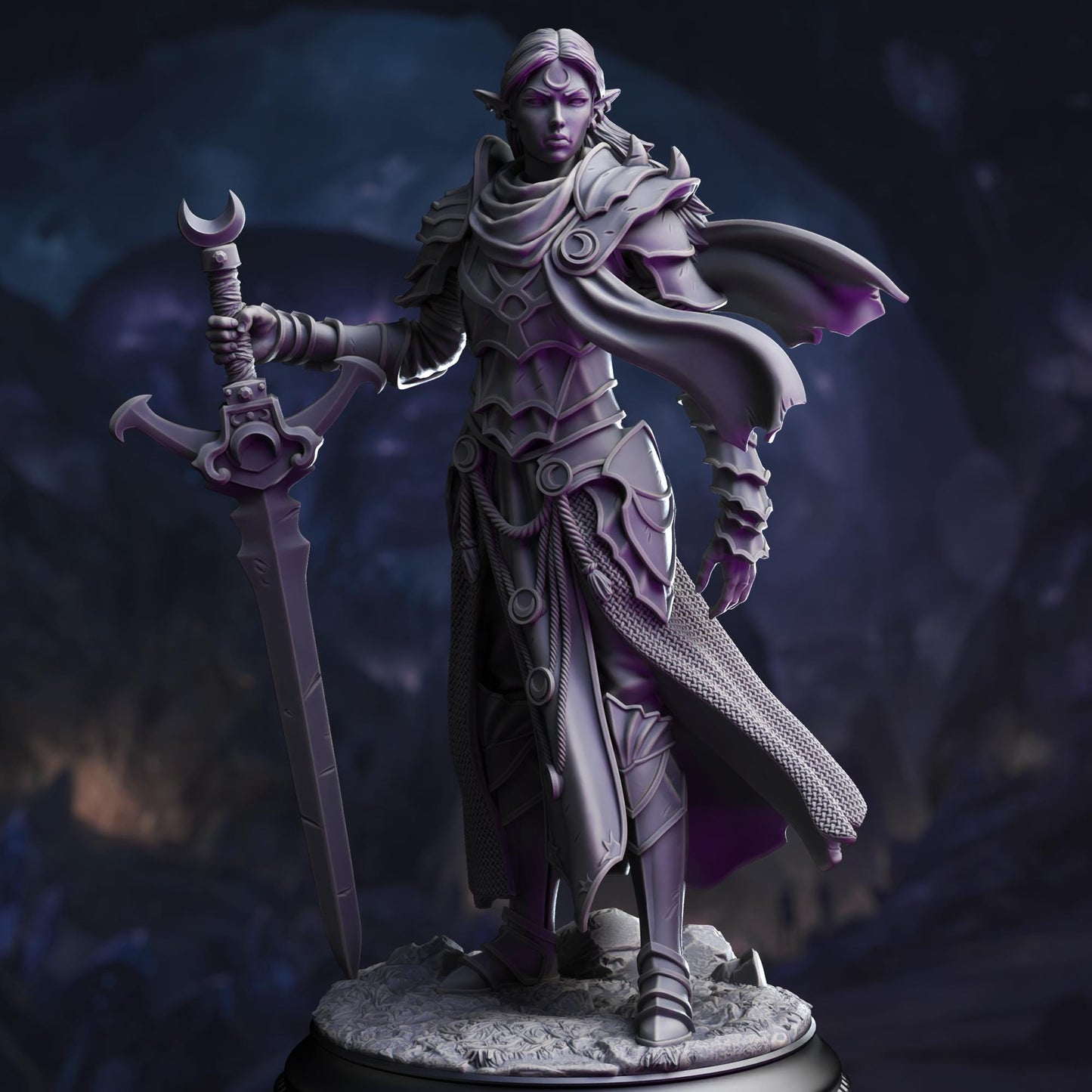 Ilnia Vasrith - Paladin of the Moons Sanctum | DM Stash | Drow From Beyond
