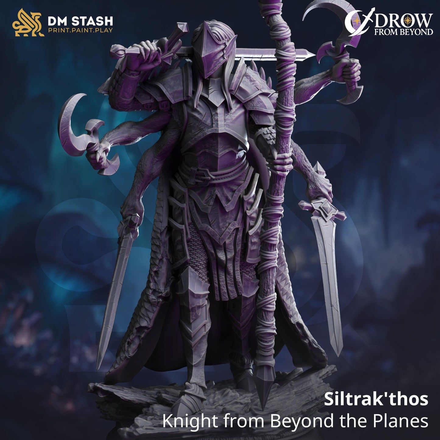 Siltrak_thos - Knight from Beyond the Planes | DM Stash | Drow From Beyond