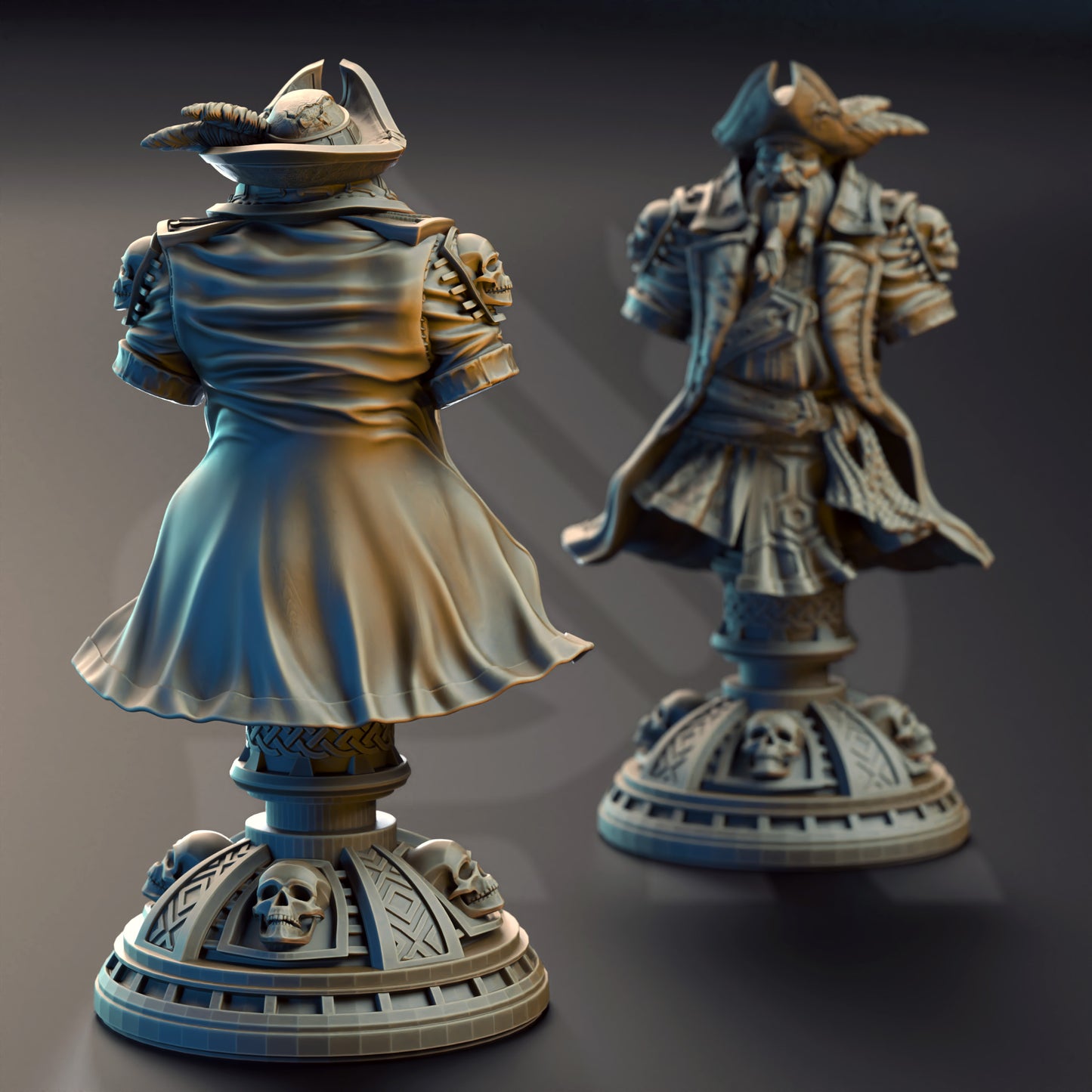 Baradin Blackbeard - Captain (Bust) | DM Stash | Blood on the Sails