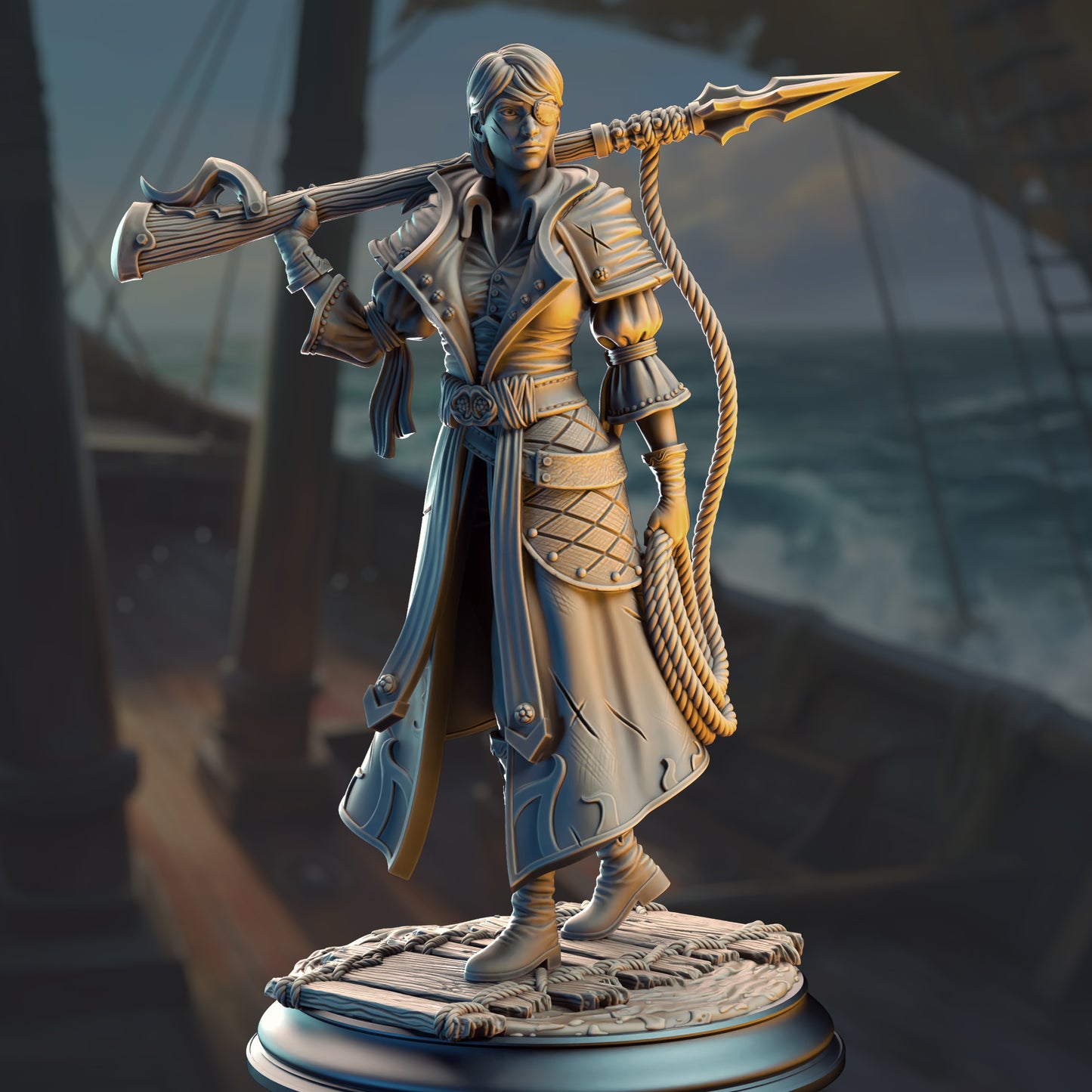 Fiona Dead-Eye Stuggart - Harpoon Marksman | DM Stash | Blood on the Sails