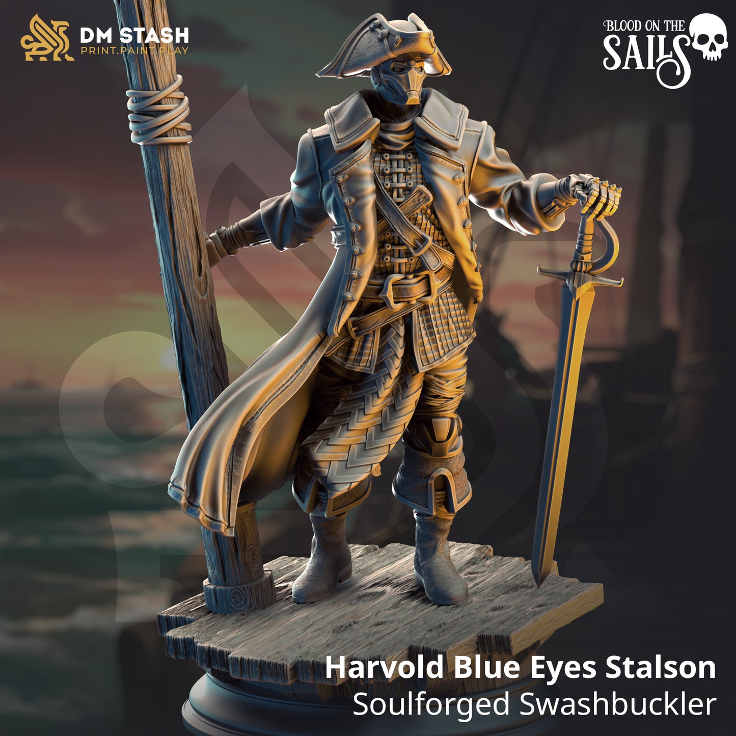 Harvold Blue Eyes Stalson - Soulforged Swashbuckler | DM Stash | Blood on the Sails