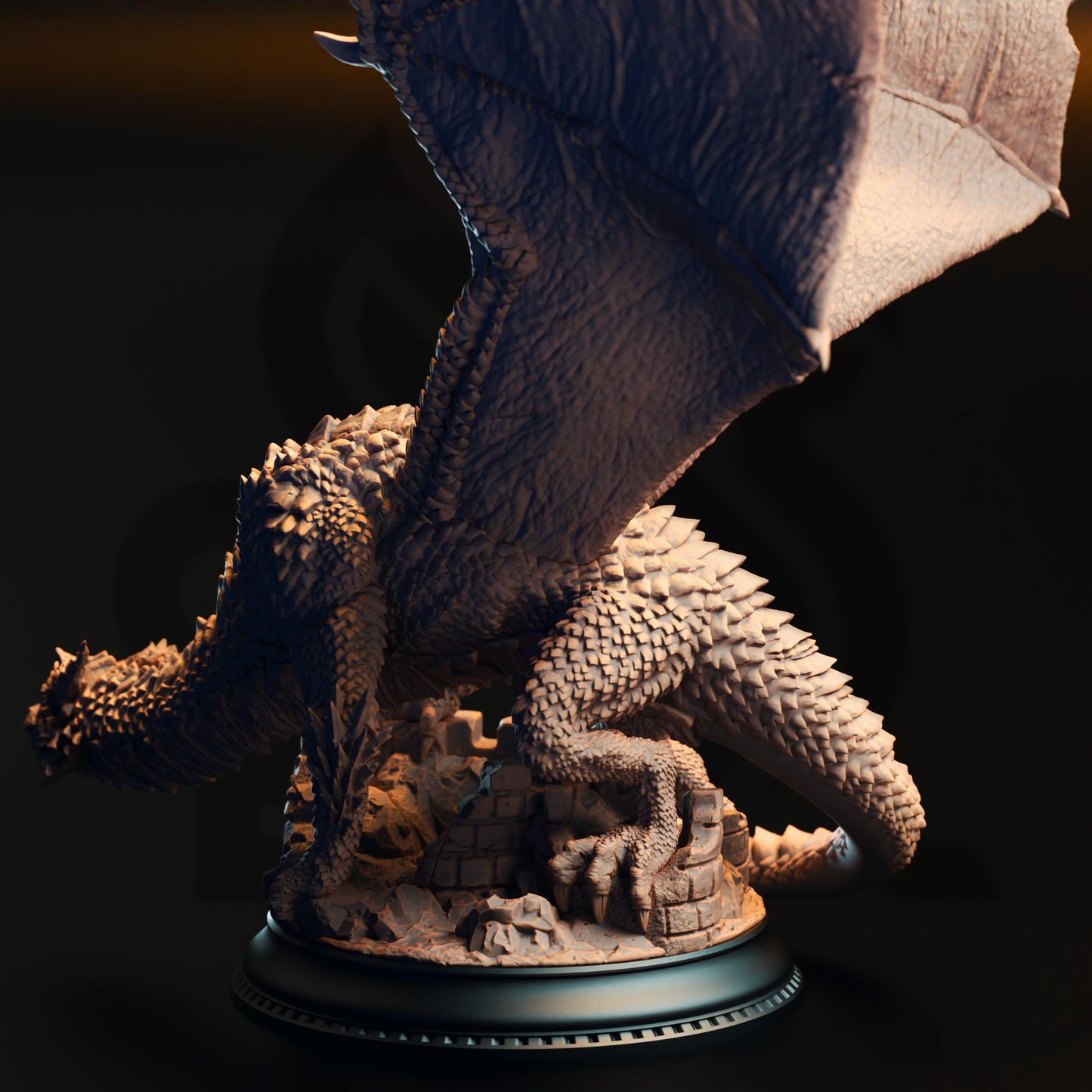 Adult Silver Dragon - Azmordion - DM Stash - Clash of the Dragon