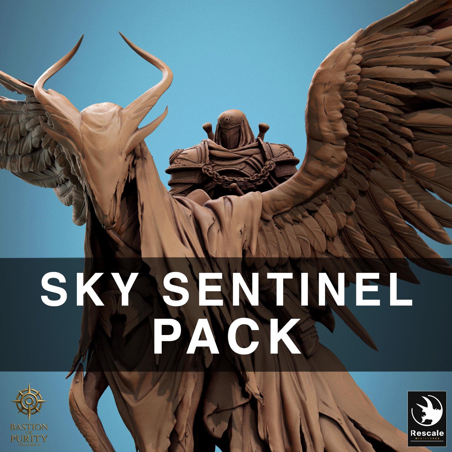 Pack Sky Sentinel | 5 Different Miniatures | Rescale | Bastion of Purity Volume II