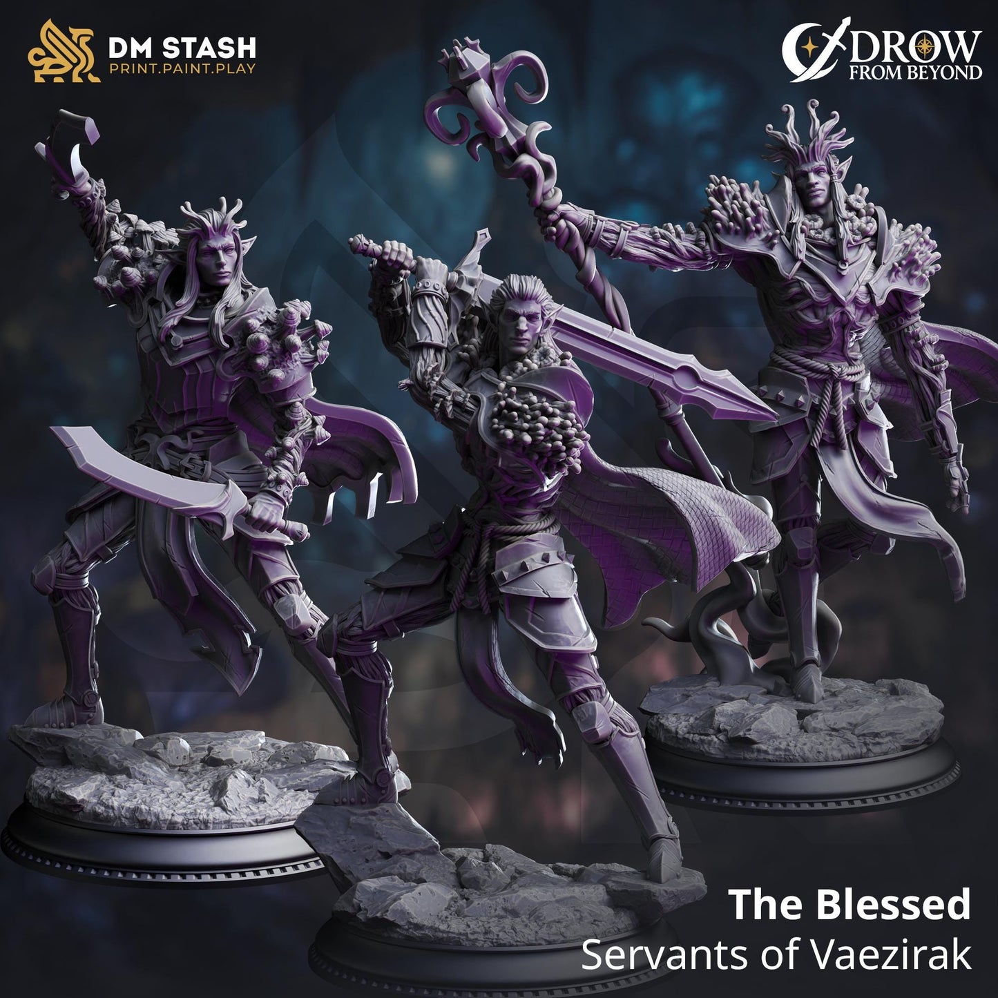 The Blessed - Servants of Vaezirak | DM Stash | Drow From Beyond