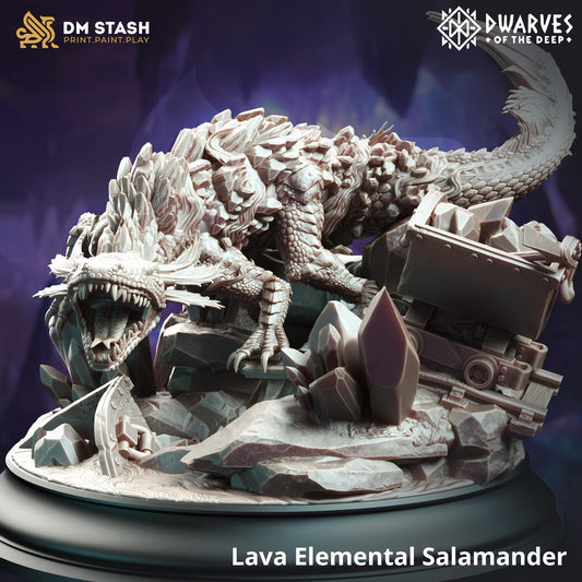Lava Elemental Salamander - DM Stash