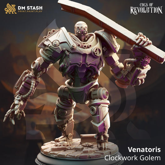 Venatoris - Clockwork Golem - DM Stash, Cogs of Revolution