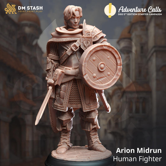 Arion Midrun | Human Fighter | DM Stash | Adventure Calls