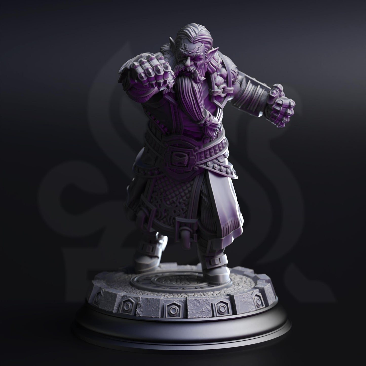 Gruthdin - Dark Dwarf Pugilist | DM Stash | Drow From Beyond