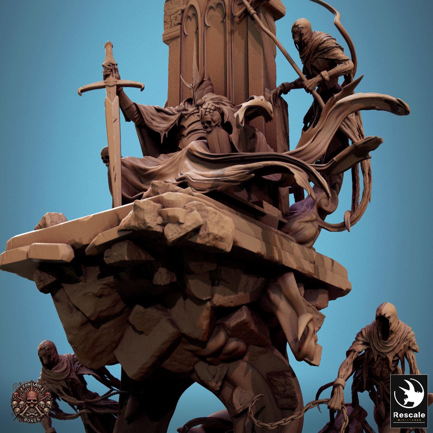 Ombral, the Sepulchral lord - Conclave of Bones -Rescale