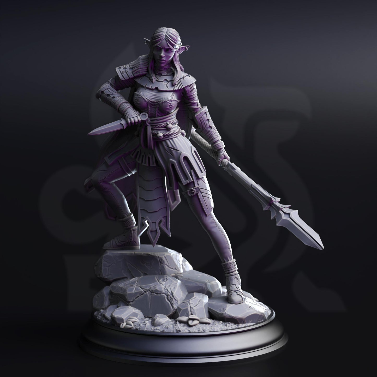 Vixa Indwynath - Drow Pathfinder of the Deep | DM Stash | Drow From Beyond