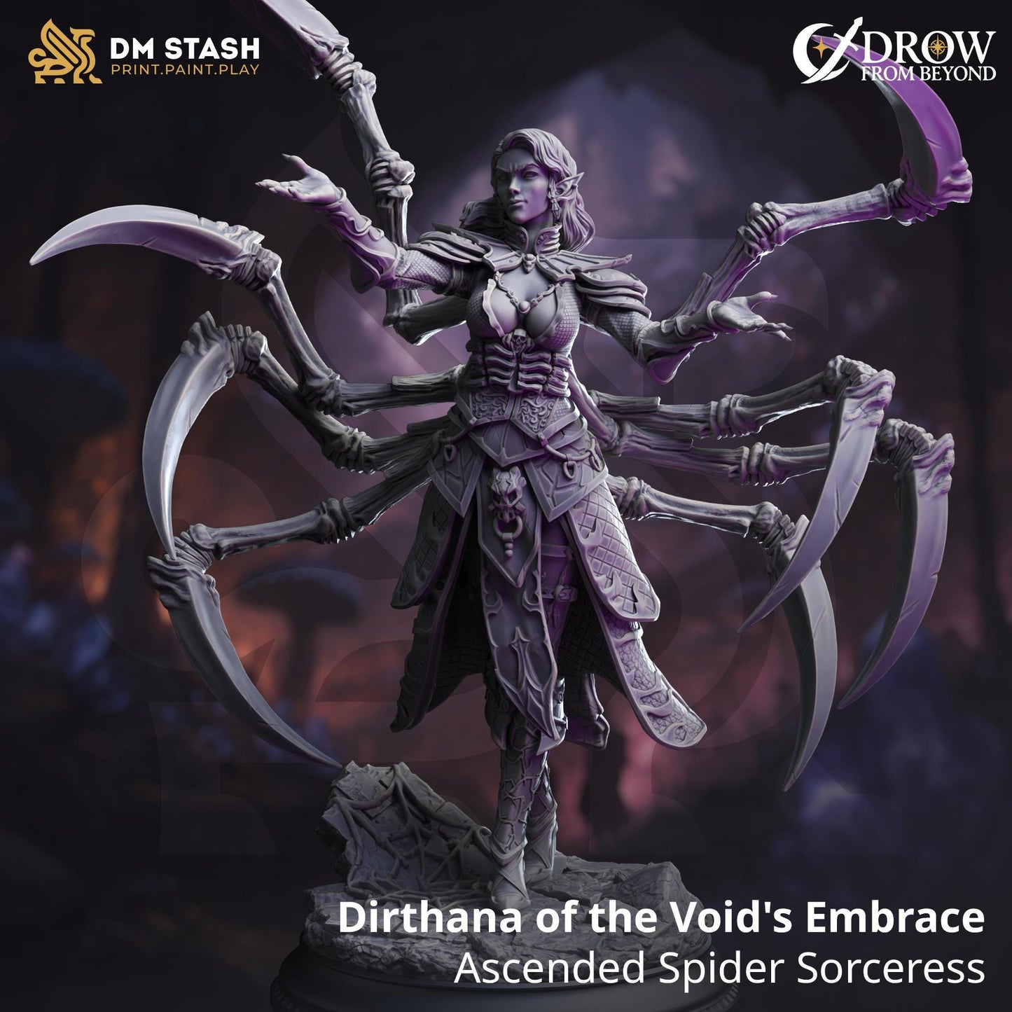 Dirthana of the Void - Ascended Spider Sorceress  | DM Stash | Drow From Beyond