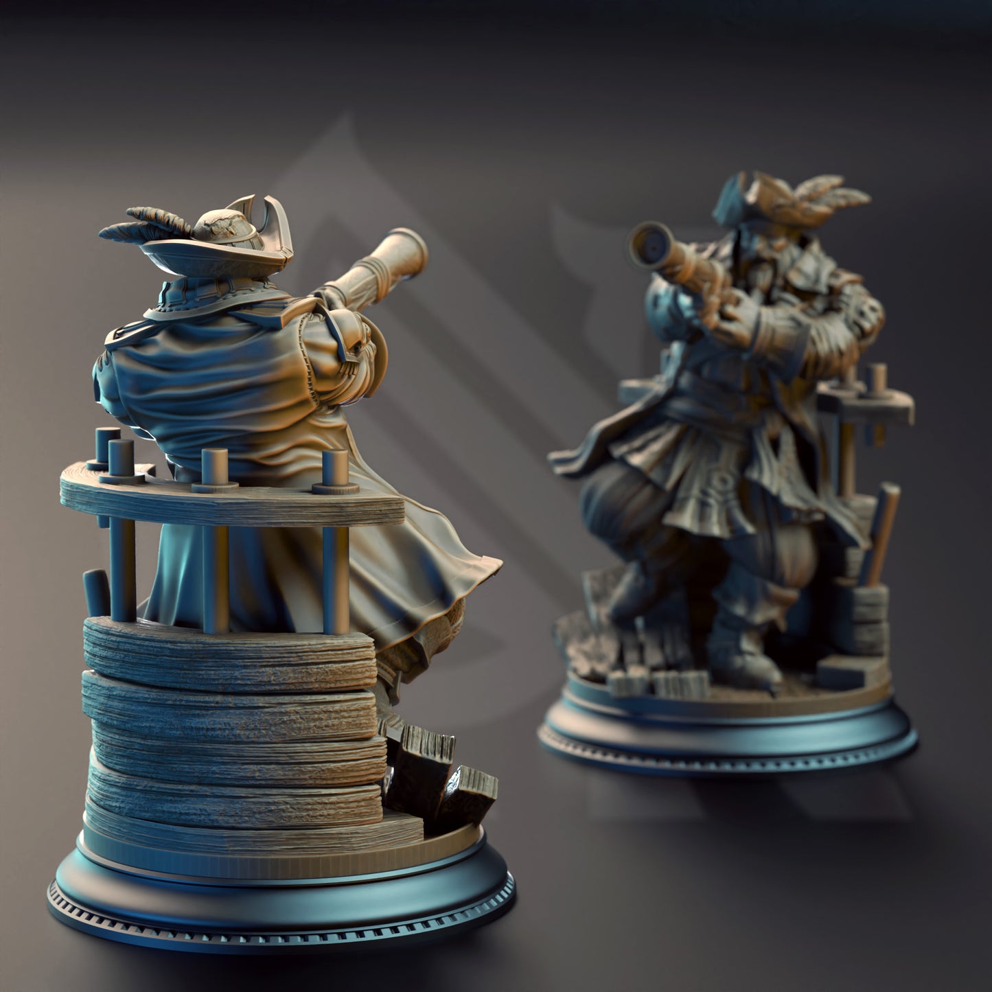Baradin Blackbeard - Captain of the Gilded Seahorse | DM Stash | Blood on the Sails