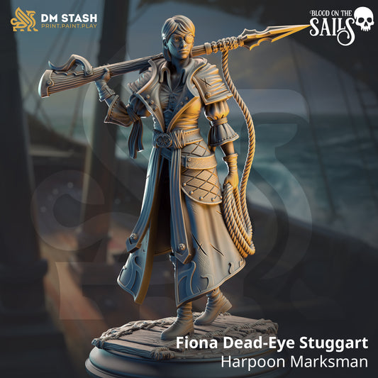 Fiona Dead-Eye Stuggart - Harpoon Marksman | DM Stash | Blood on the Sails