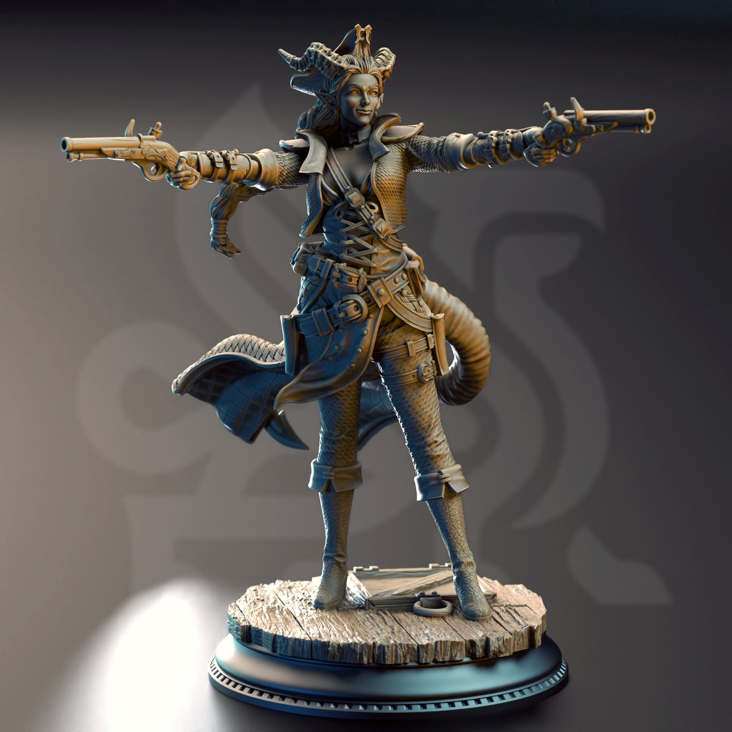 Trixie Sureshot Kelpie - Pirate Gunslinger | DM Stash | Blood on the Sails