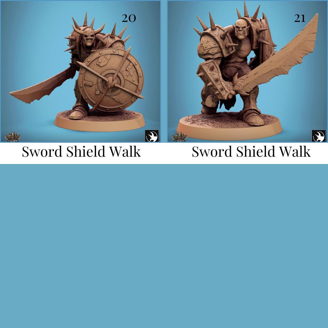 Pack Infantry Orcs | 21 Styles | Rescale | Cliffside Orcs