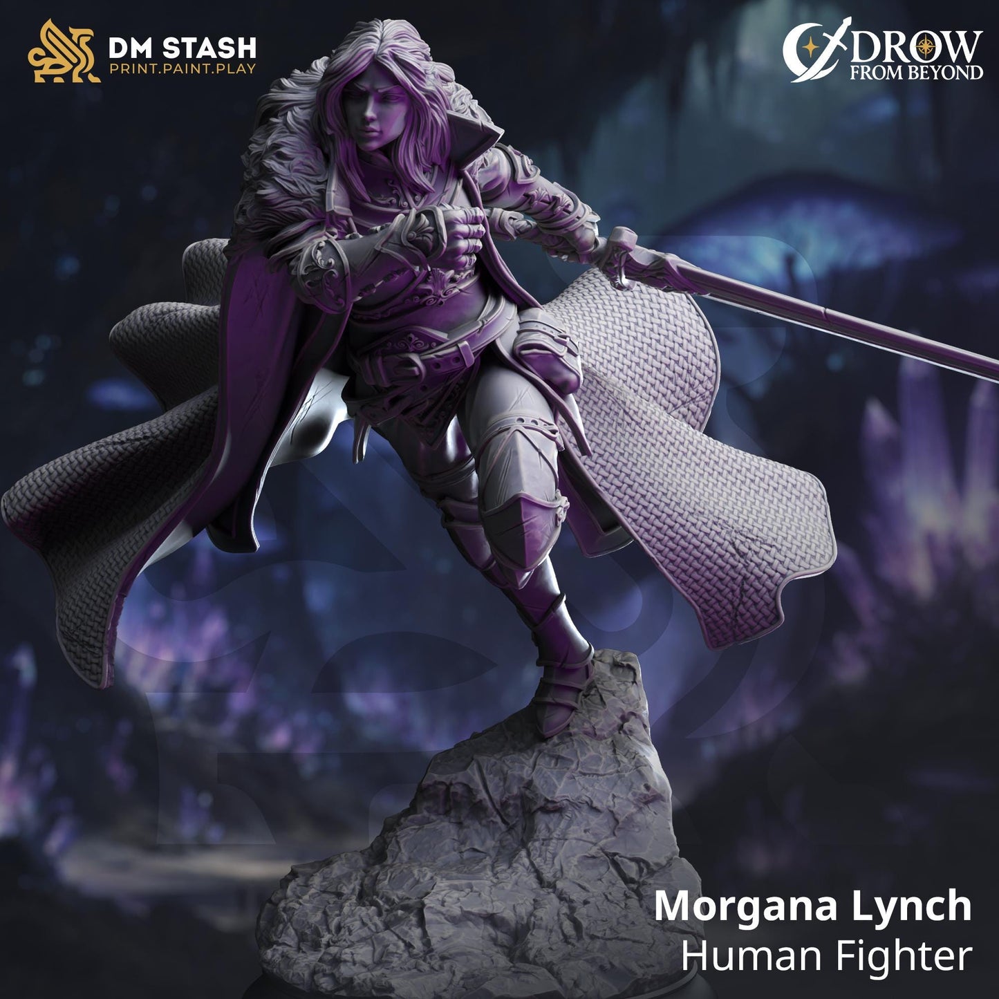 Morgana Lynch - Human Fighter | DM Stash | Drow From Beyond