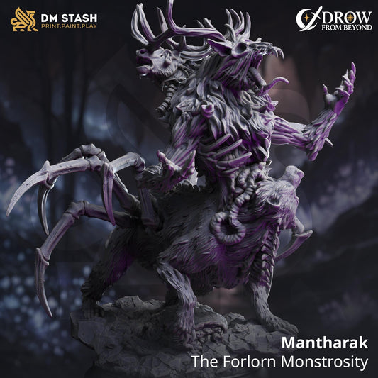 Mantharak - The Forlorn Monstrosity | DM Stash | Drow From Beyond