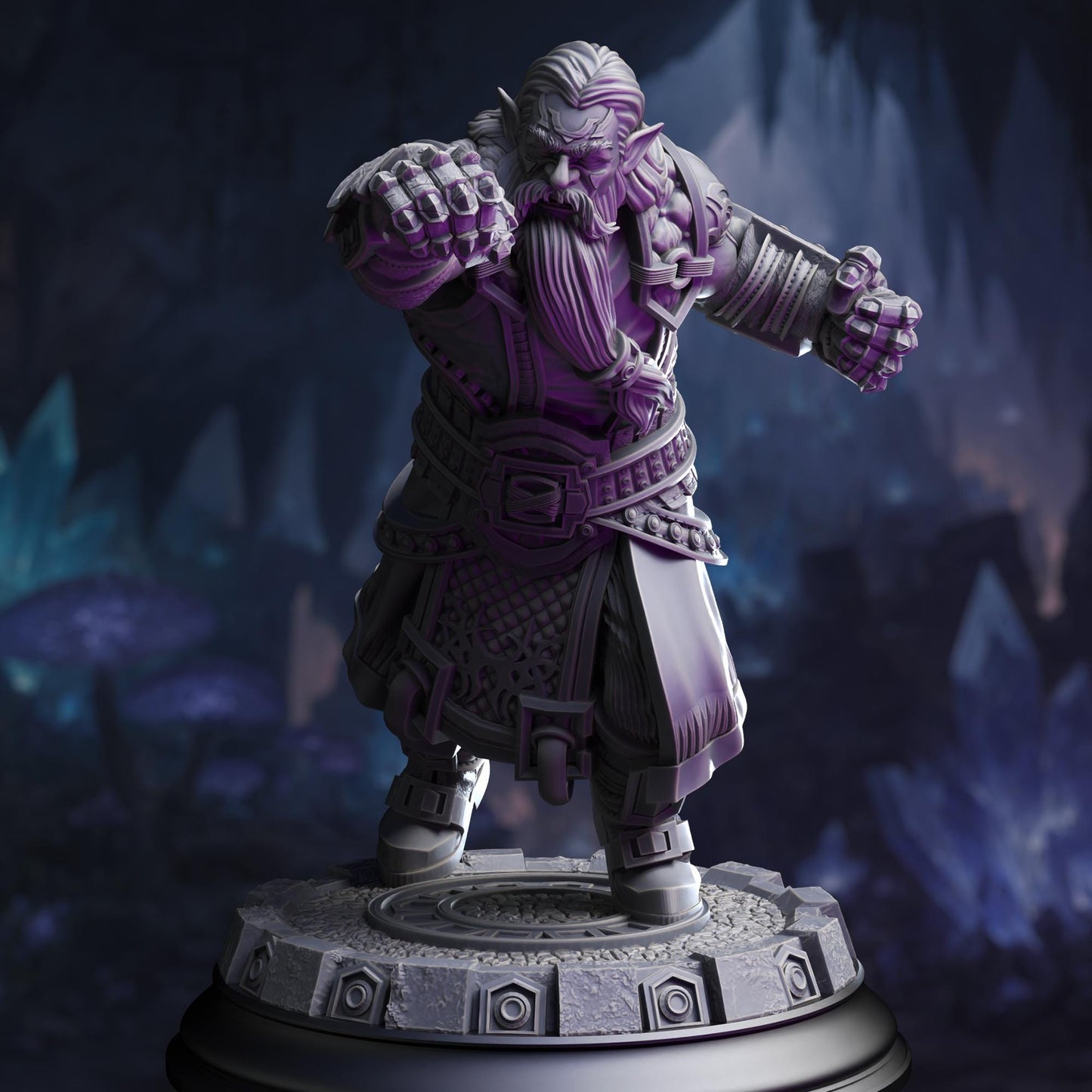 Gruthdin - Dark Dwarf Pugilist | DM Stash | Drow From Beyond