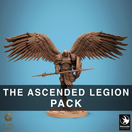 Pack The Ascended Legion | 10 Miniatures | Rescale | Bastion of Purity Volume II