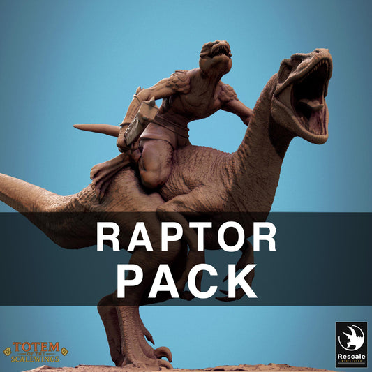 Pack Jurassic Velociraptor | Rescale | Totem of the Scalewings